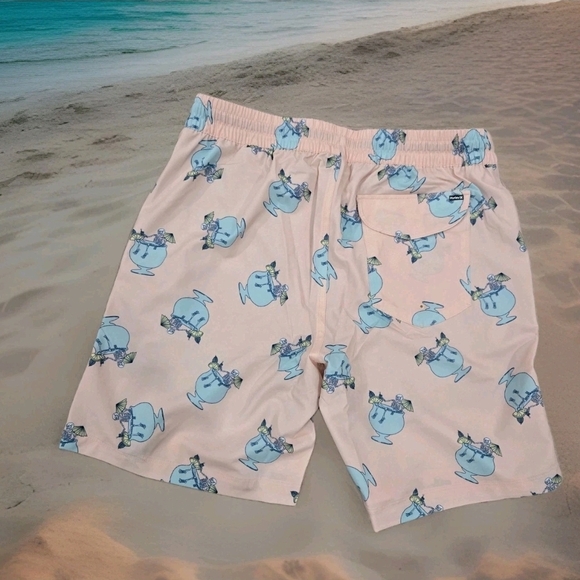 Hurley Other - Hurley Stay Til Two Volley Swim Shorts Tropical Drink Pink Men's Sz Large New